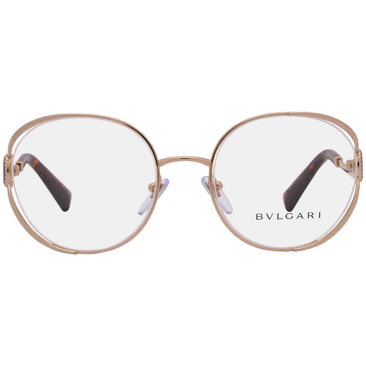 Bvlgari Demo Oval Ladies Eyeglasses BV2245B278 54 BV2245B 278 54