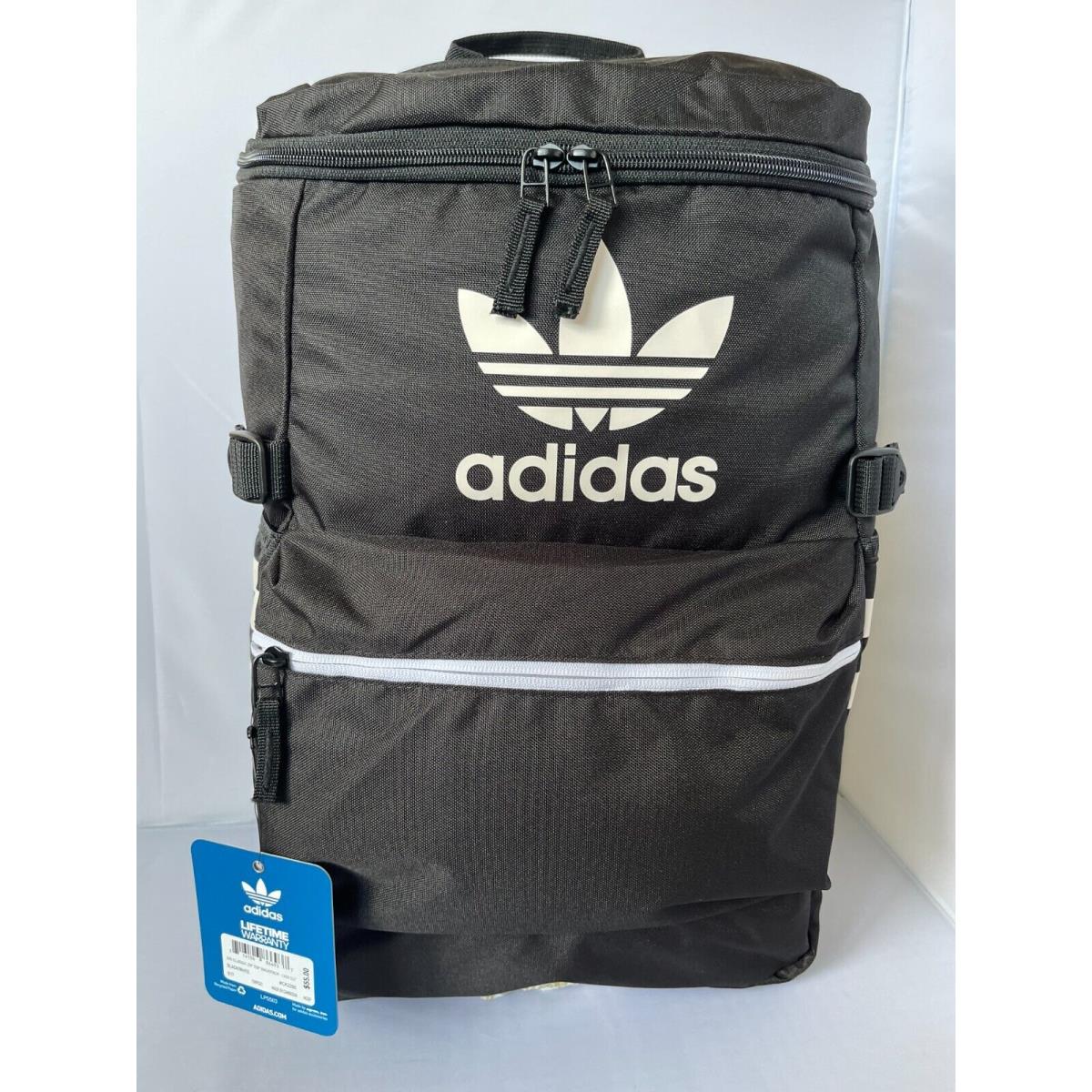 Adidas Ori Classic Zip Top Backpack Black/white or Black/trace Pink