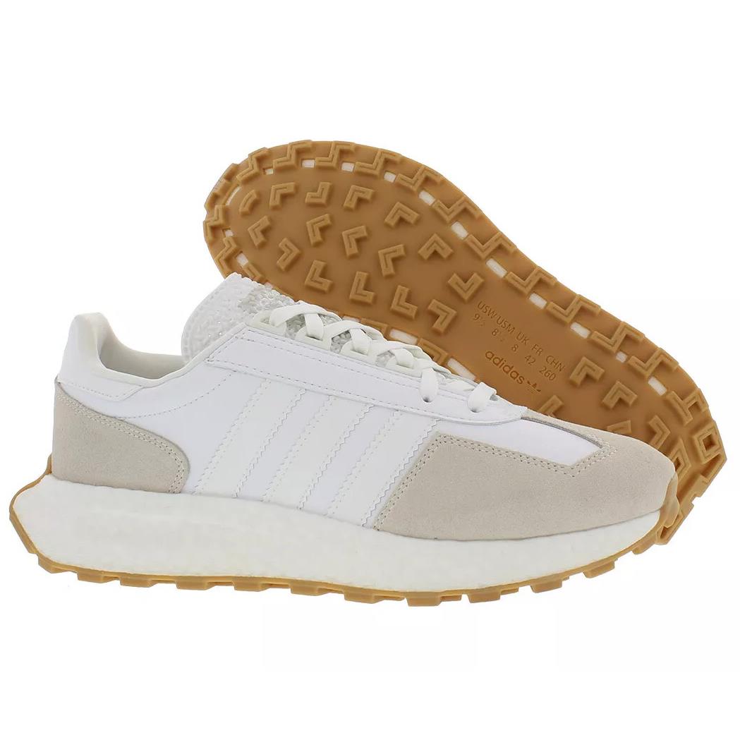 Men`s Adidas Originals HR1421 Retropy E5 White/gum Running Sneakers Shoes - WHITE/BLACK/GREY/YELLOW