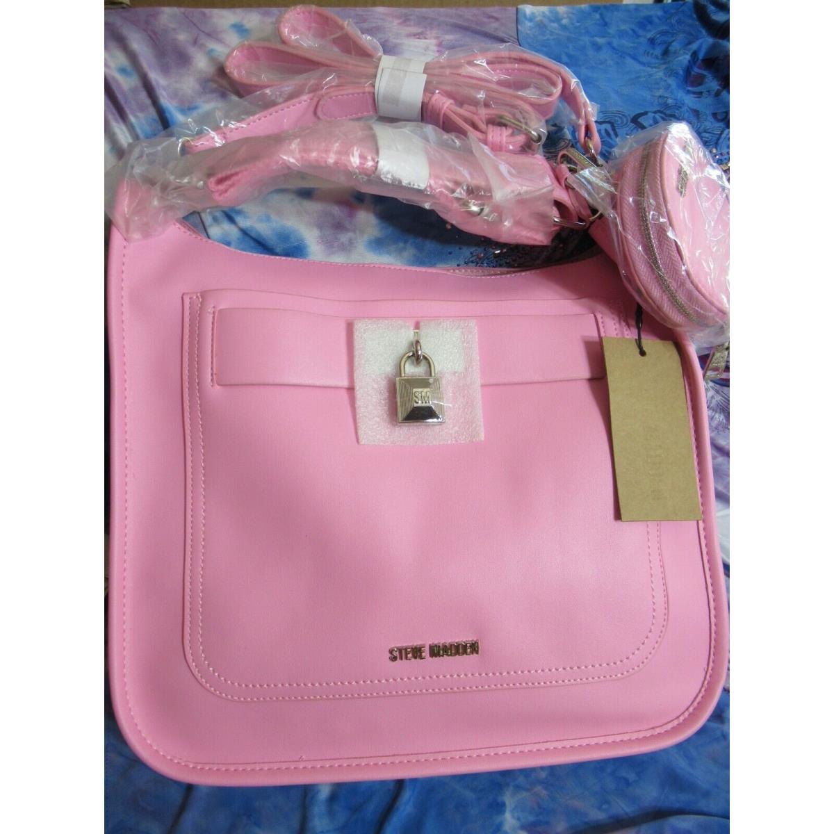 Steve Madden Pink Btamela Crossbody Purse with Coin Pouch