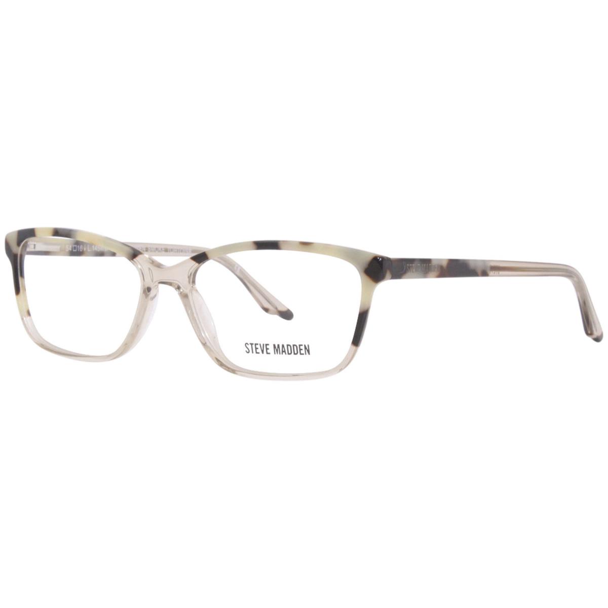 Steve Madden Carmmen Eyeglasses Frame Women`s Smoke Tortoise Full Rim 54mm