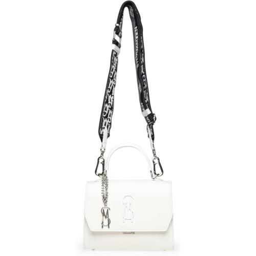 Steve Madden Blattuca Small Top Handle Crossbody One Size White