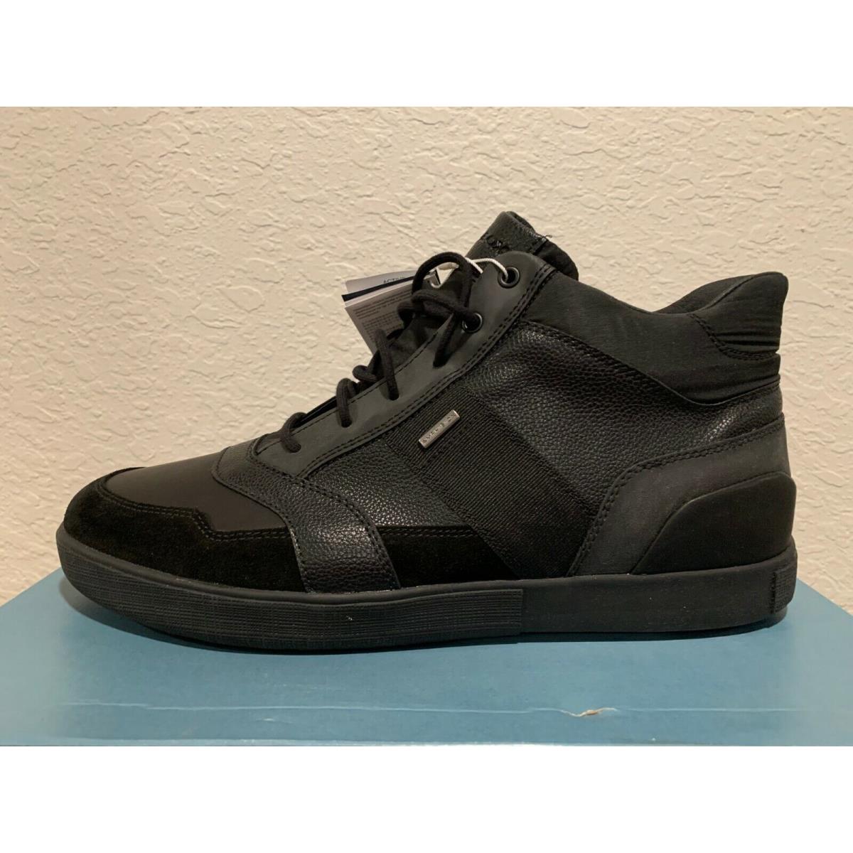 Geox U Taiki B Abx Amphibiox Men`s Lace Up Fashion Sneakers High Top Shoes Black