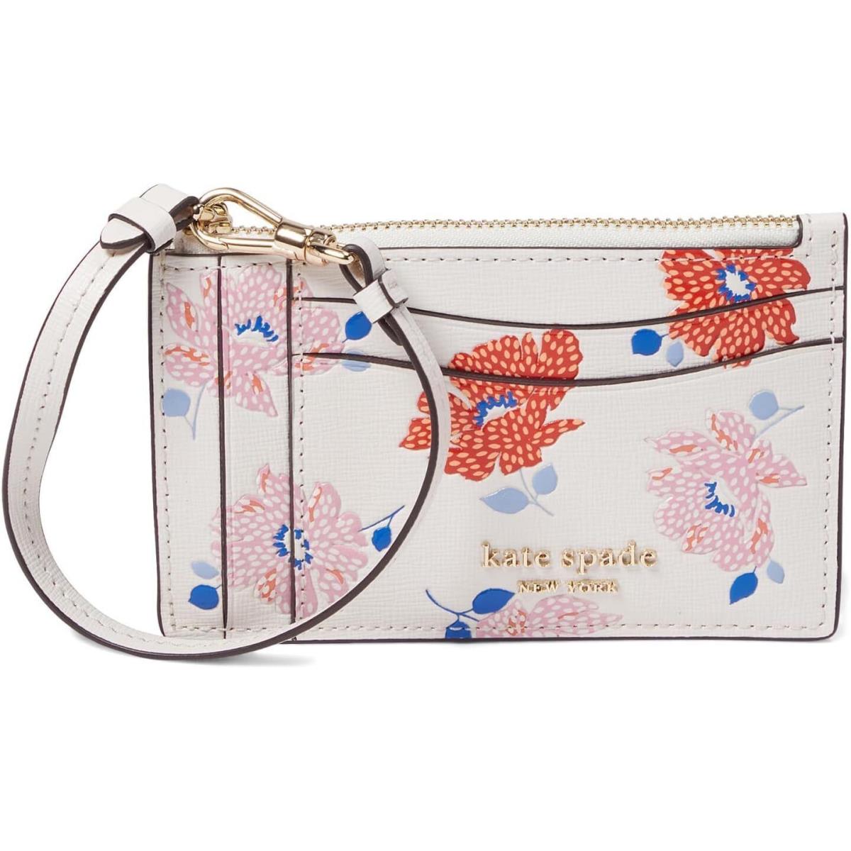 Kate Spade New York Women`s Morgan Dotty Floral Emboss Saffiano Leather