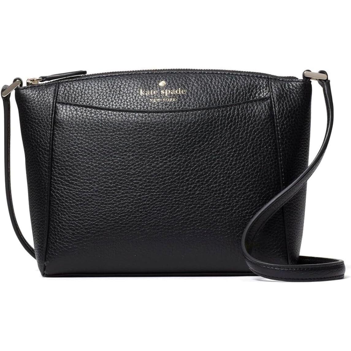 Kate Spade Monica Leather Crossbody Black