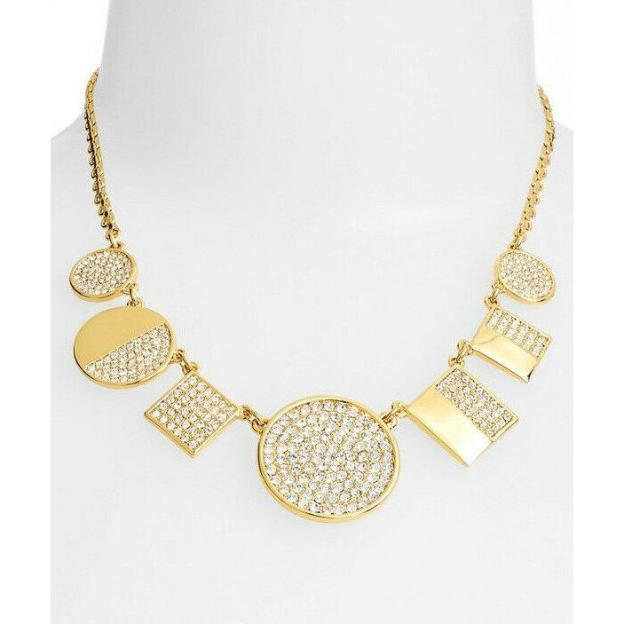 New Kate Spade N.y. Pave Frontal Necklace in Gold Plated