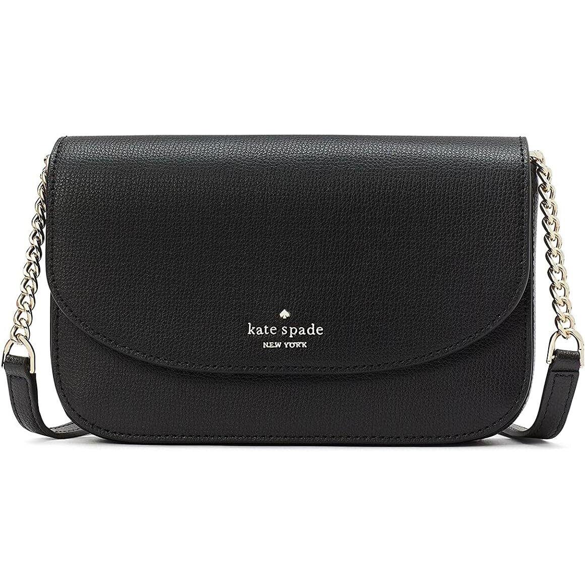 Kate Spade Kristi Leather Crossbody Black