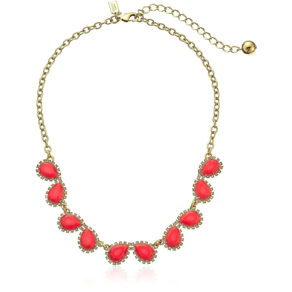 Kate Spade N.y. Balloon Bouquet Pink Gold-plated Collar Necklace