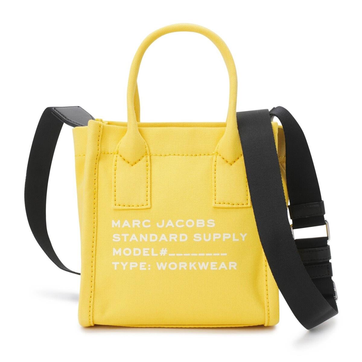 Marc Jacobs Bright Yellow Small Canvas Tote Crossbody