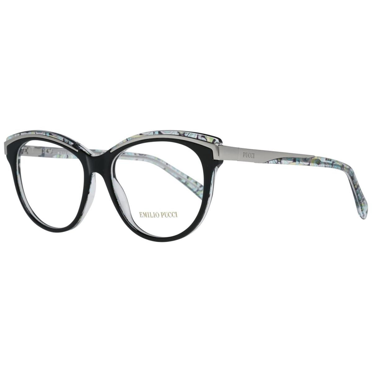 Emilio Pucci EP-5038 001 Black Eyeglasses 53/16/135