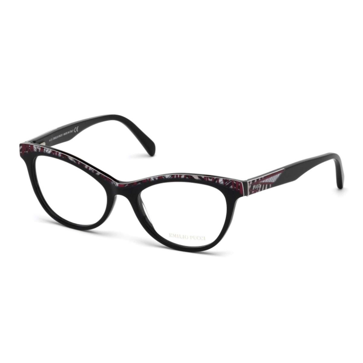 Emilio Pucci EP-5036 001 Black Eyeglasses 53/18/140