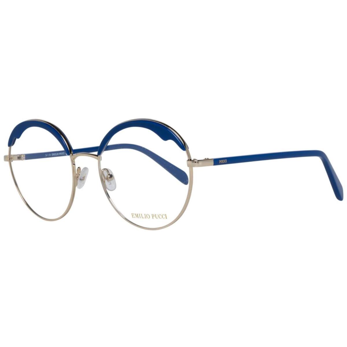 Emilio Pucci EP-5130 032 Blue Gold Eyeglasses 54/19/140