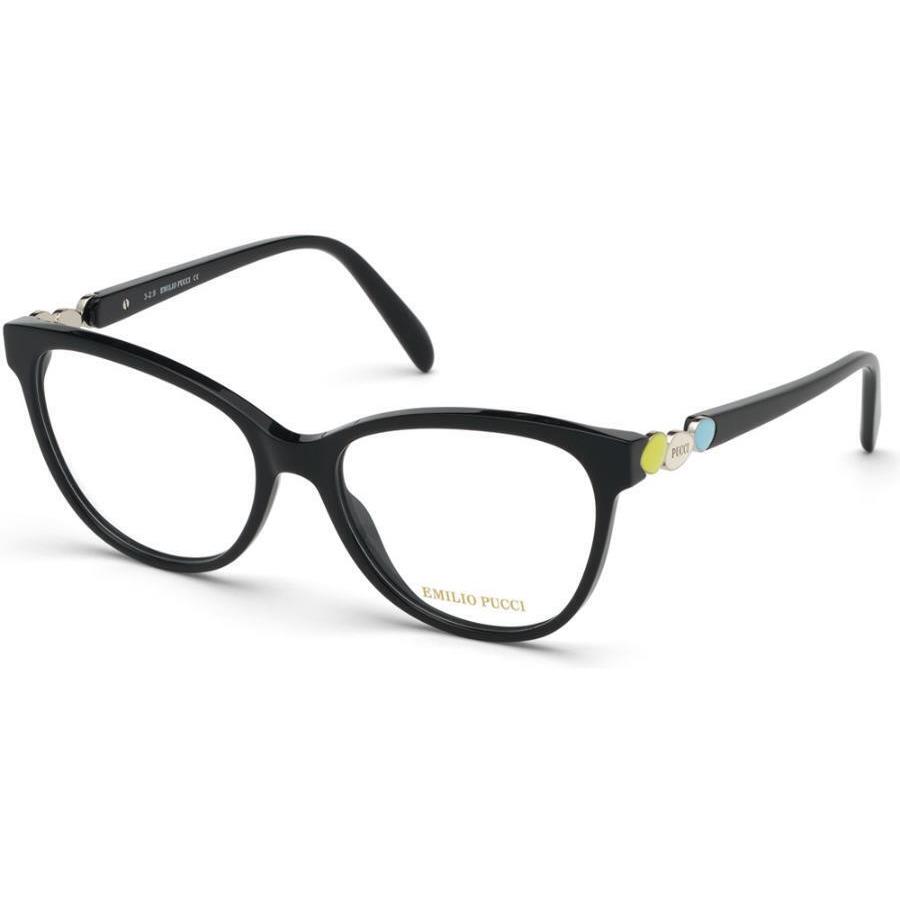 Emilio Pucci EP-5151 001 Shiny Black Eyeglasses 54/16/140