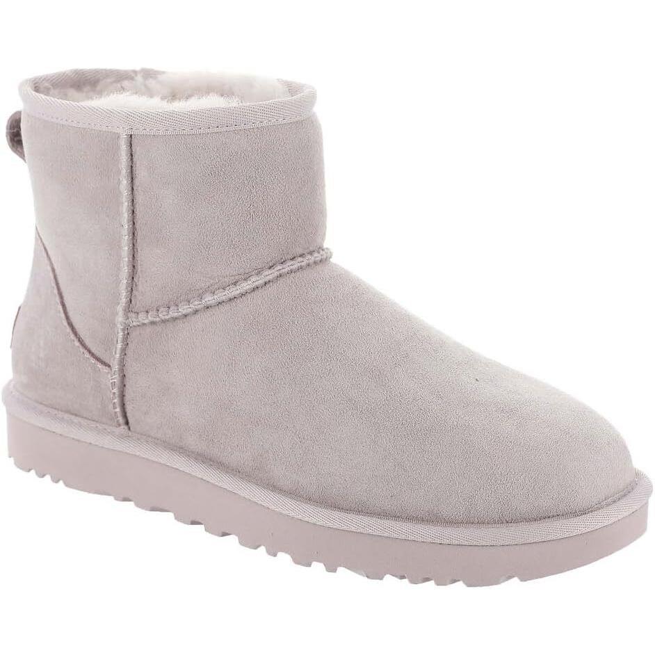 Women`s Shoes Ugg Classic Mini II Sheepskin Ankle Boots 1016222 Pale Smoke