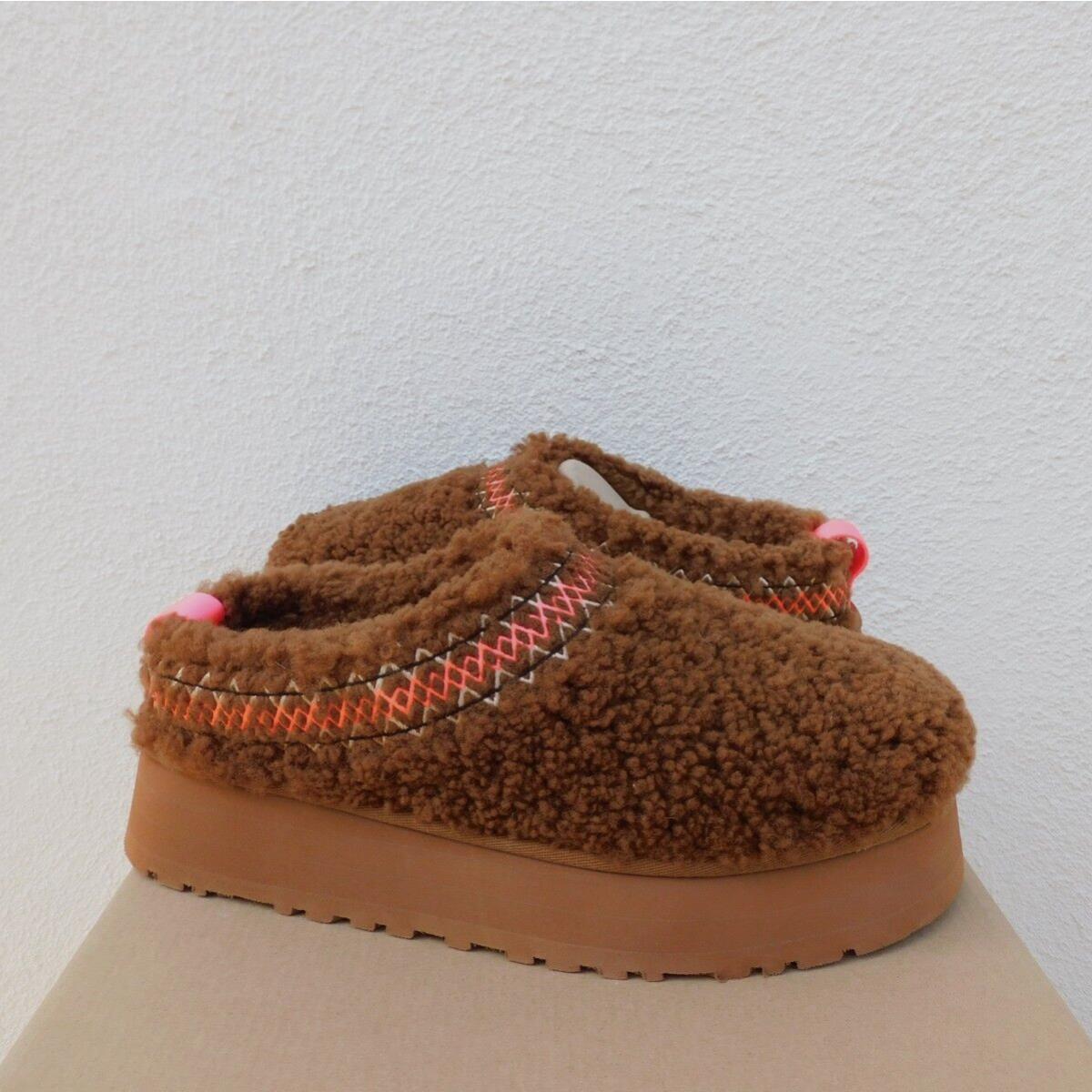 Ugg Tazz Ugg Braid Sheepskin Platform Slippers Shoes Women US 6/ Eur 37