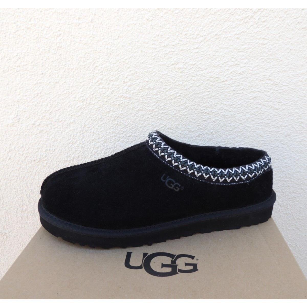 Ugg Tasman Black Suede/ Sheepwool Slippers Shoes Men US 13/ Eur 46