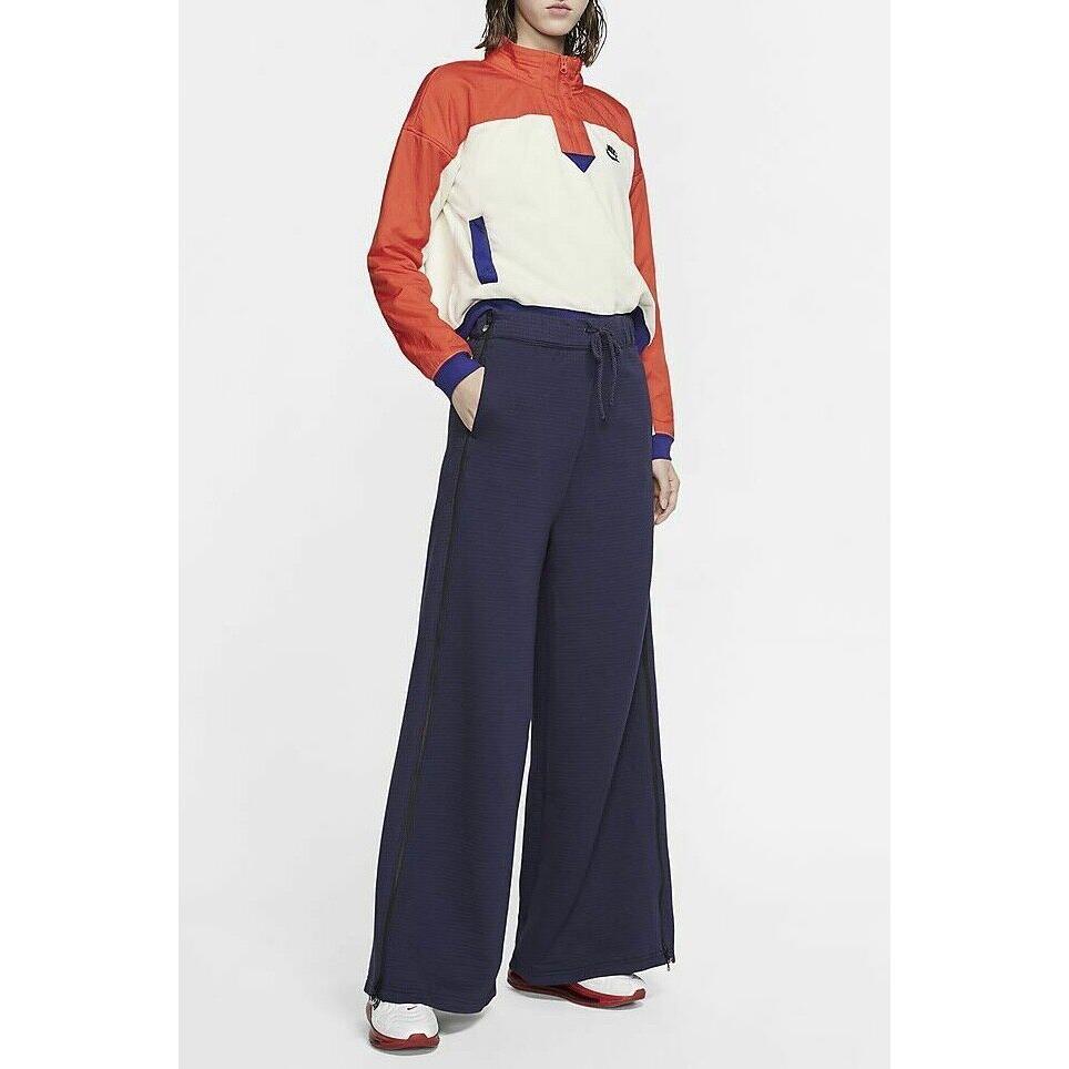 Nike Sportswear City Ready Women`s Fleece Pants Navy Blue