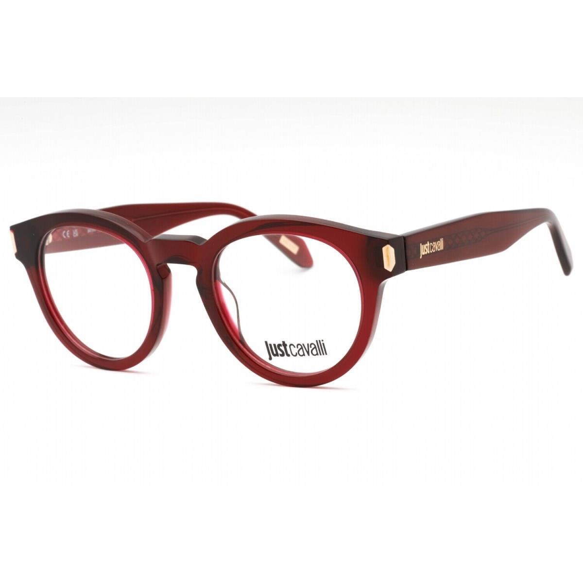 Just Cavalli VJC016-V64-50 Eyeglasses Size 50mm 22mm 145mm Burgundy Women