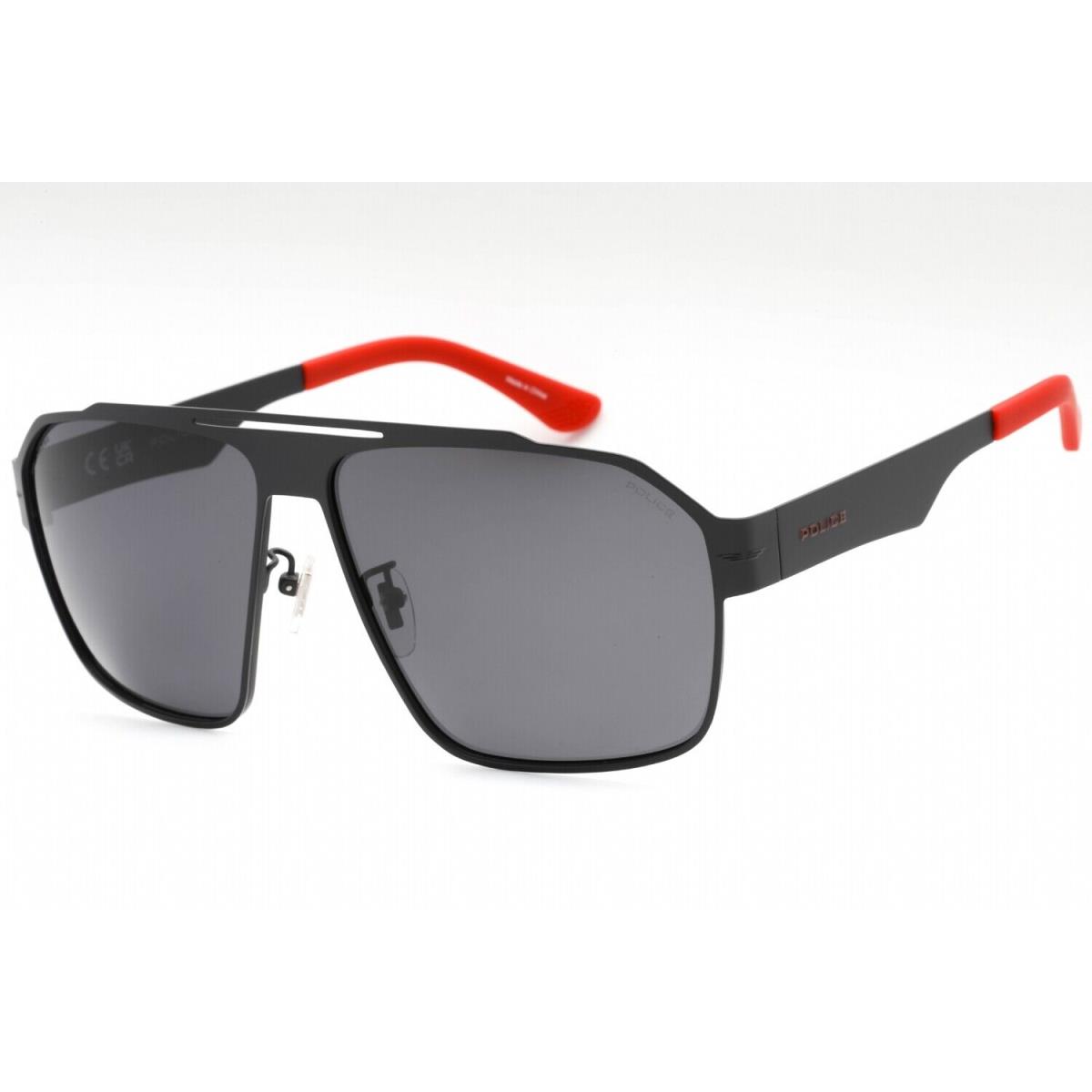 Police SPLL08-8YZP-63 Sunglasses Size 63mm 140mm 13mm Grey Men