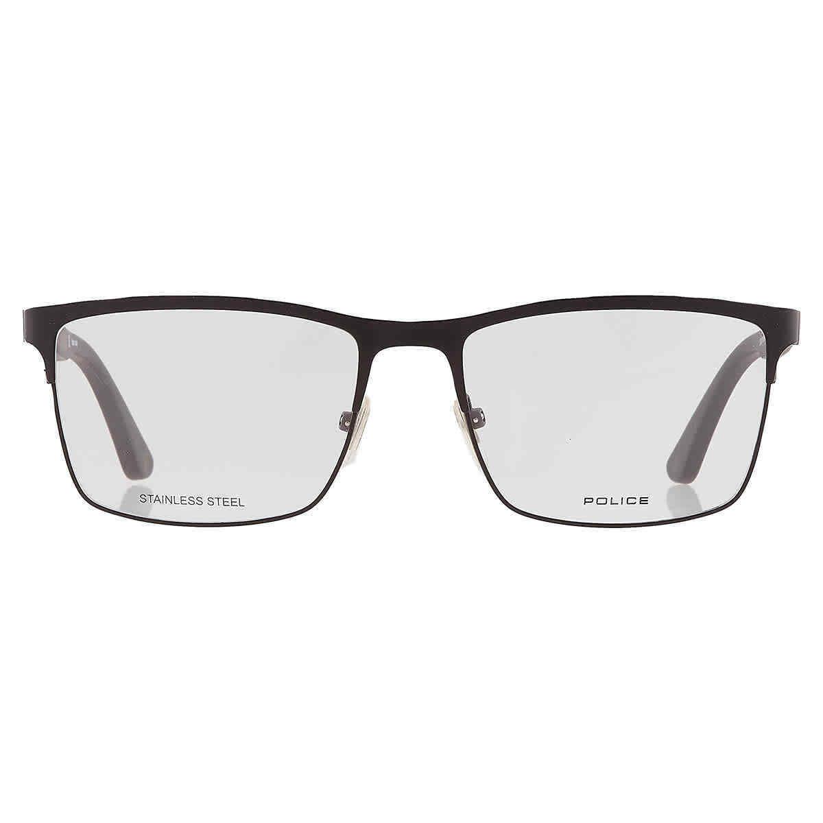 Police Demo Square Unisex Eyeglasses VPL885 0531 57 VPL885 0531 57