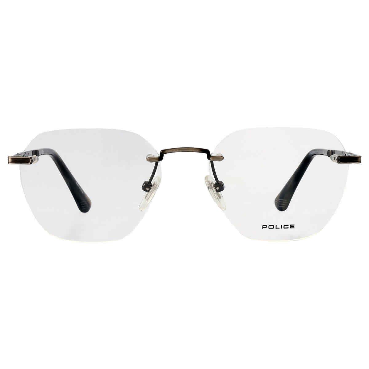 Police Demo Oval Unisex Eyeglasses VPLF83 0K20 52 VPLF83 0K20 52