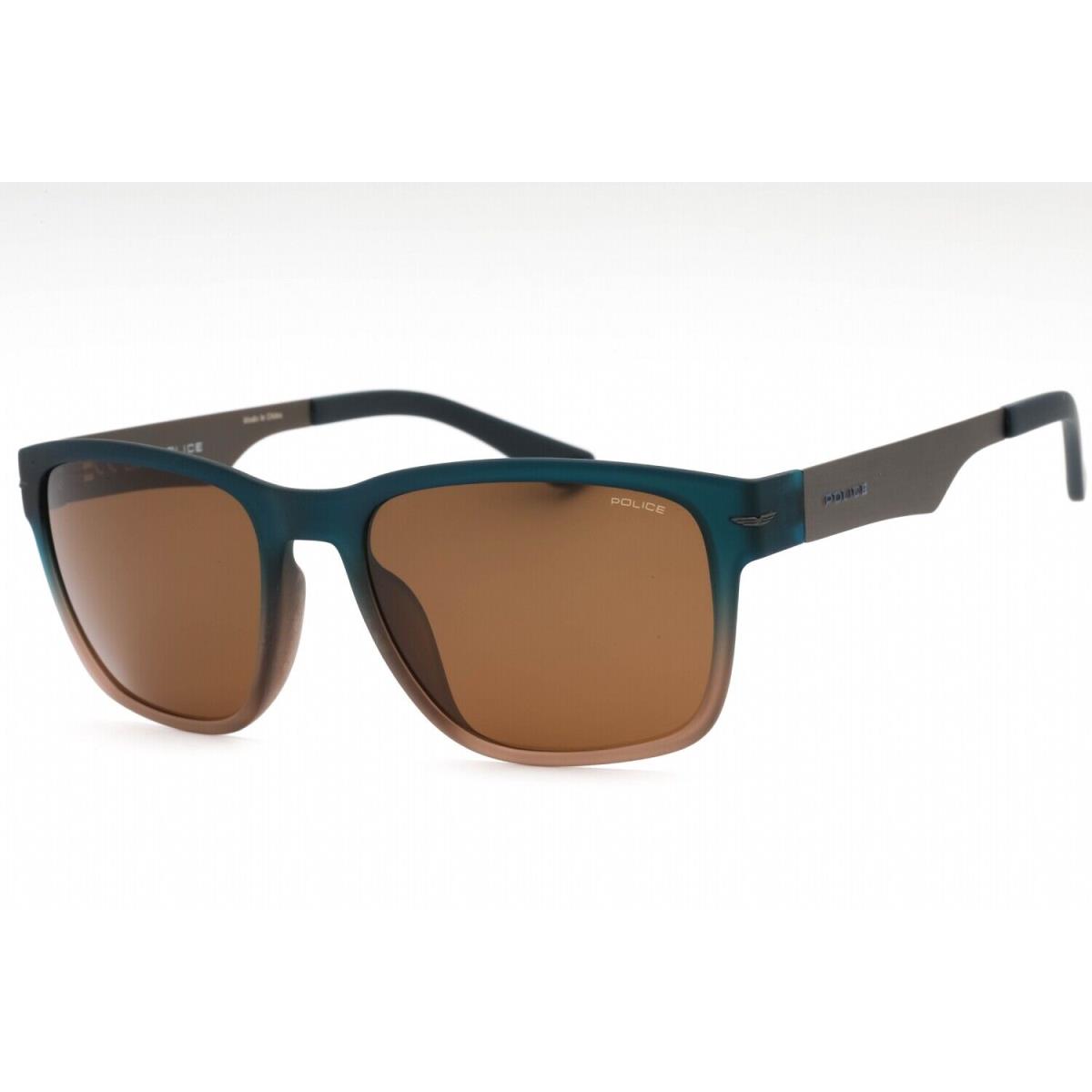 Police SPLL09-MGB-56 Sunglasses Size 56mm 140mm 19mm Bluebrown Men