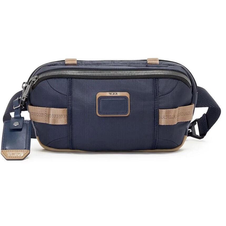 Tumi Alpha Bravo Peyton Bike Sling in Midnight Navy/khaki