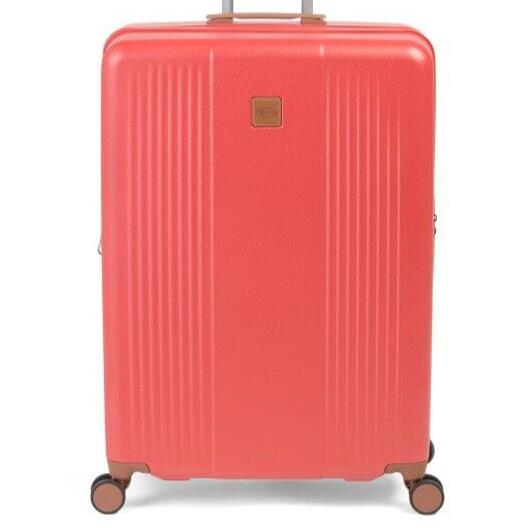 Brics 30in Red Striped Expandable Hardcase Tsa Lock 8 Wheel Spinner