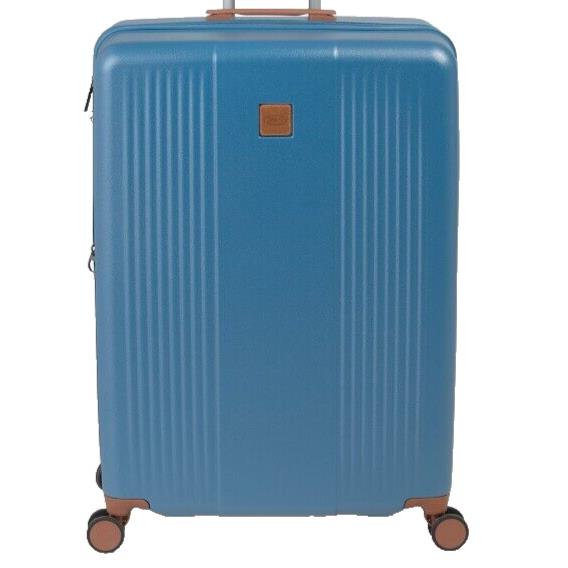 Brics 30in Blue Striped Expandable Hardcase Tsa Lock 8 Wheel Spinner