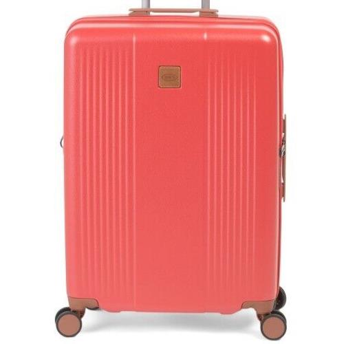 Brics 26in Red Striped Expandable Hardcase Tsa Lock 8 Wheel Spinner