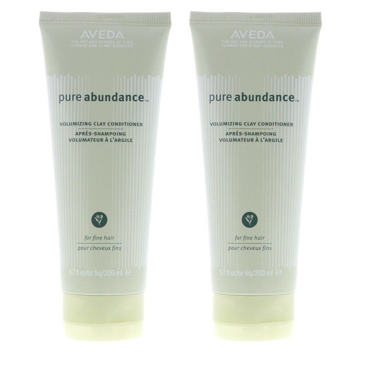 Aveda Pure Abundance Volumizing Clay Conditioner 6.7 oz Pack of 2