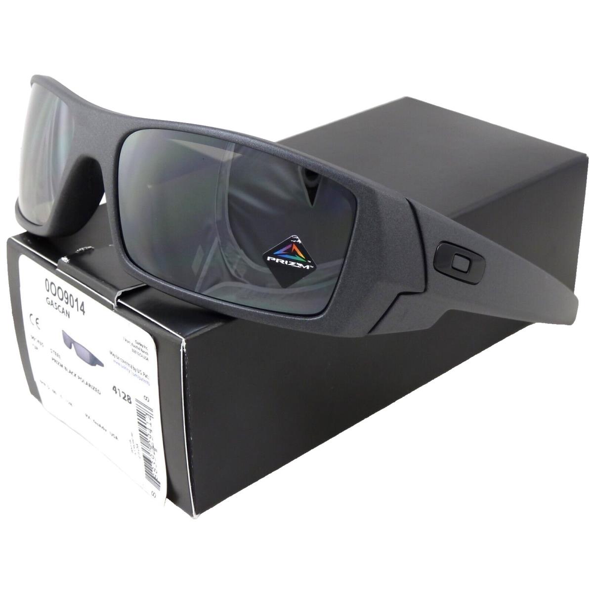 Oakley Gascan Sunglasses Steel Grey l Prizm Black Polarized OO9014-35