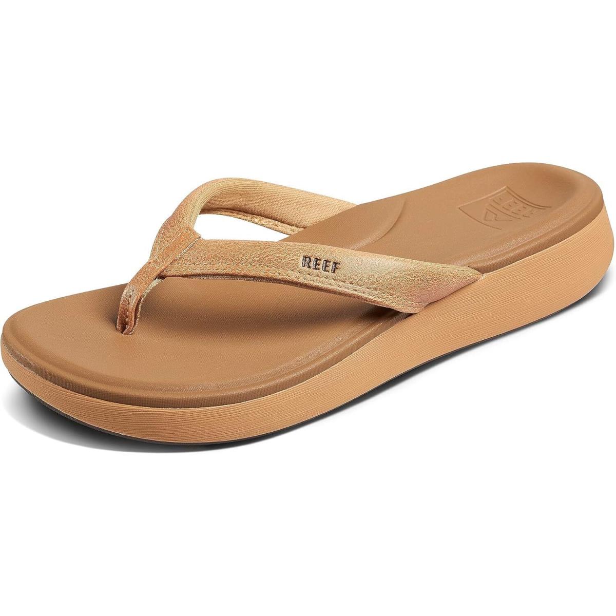 Reef Cushion Cloud Women`s Flip Flop Super Soft Molded Footbed Arch Support 9