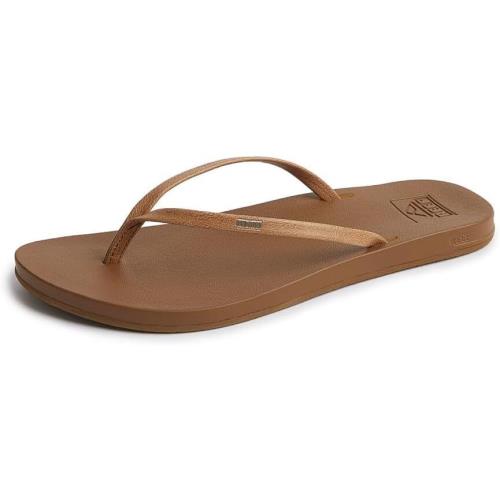 Reef Cushion Slim Women`s Flip Flop Super Lightweight Ultra Soft Natural