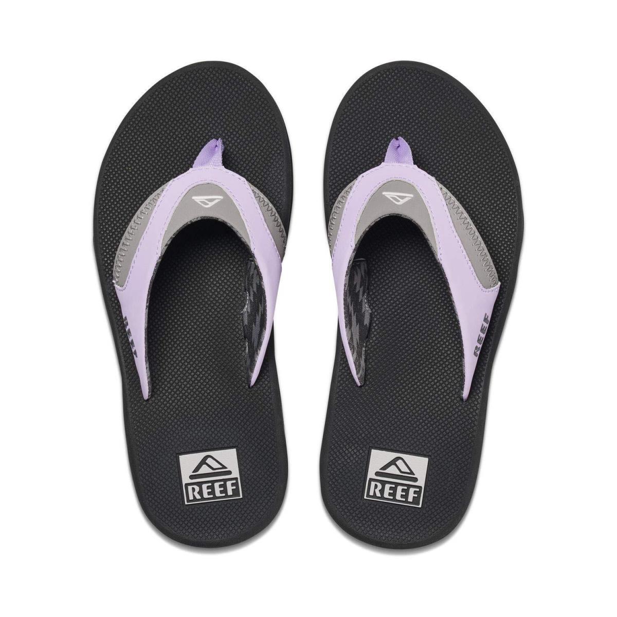 Reef Women`s Sandals Fanning Grey/purple 10