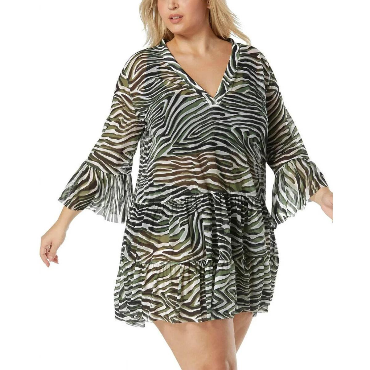 Coco Reef L76853 Womens Green Enchant Cover Up Dress Size XL