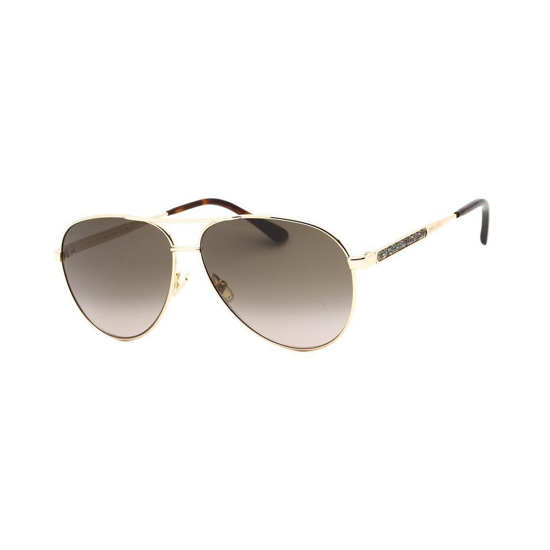 Jimmy Choo Women`s Jimena/s 60Mm Sunglasses Women`s Gold