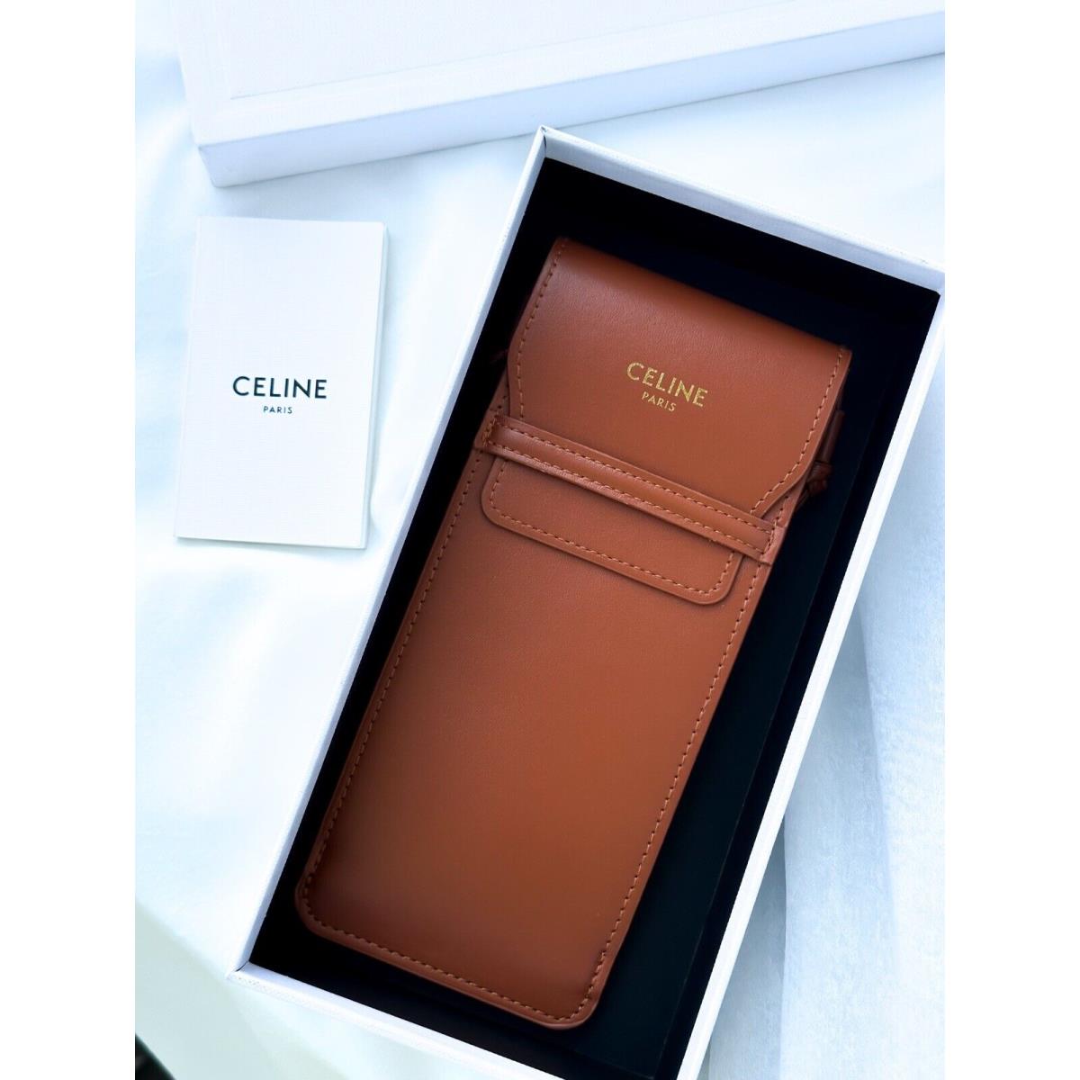 Celine Brown Crossbody Sunglasses Case