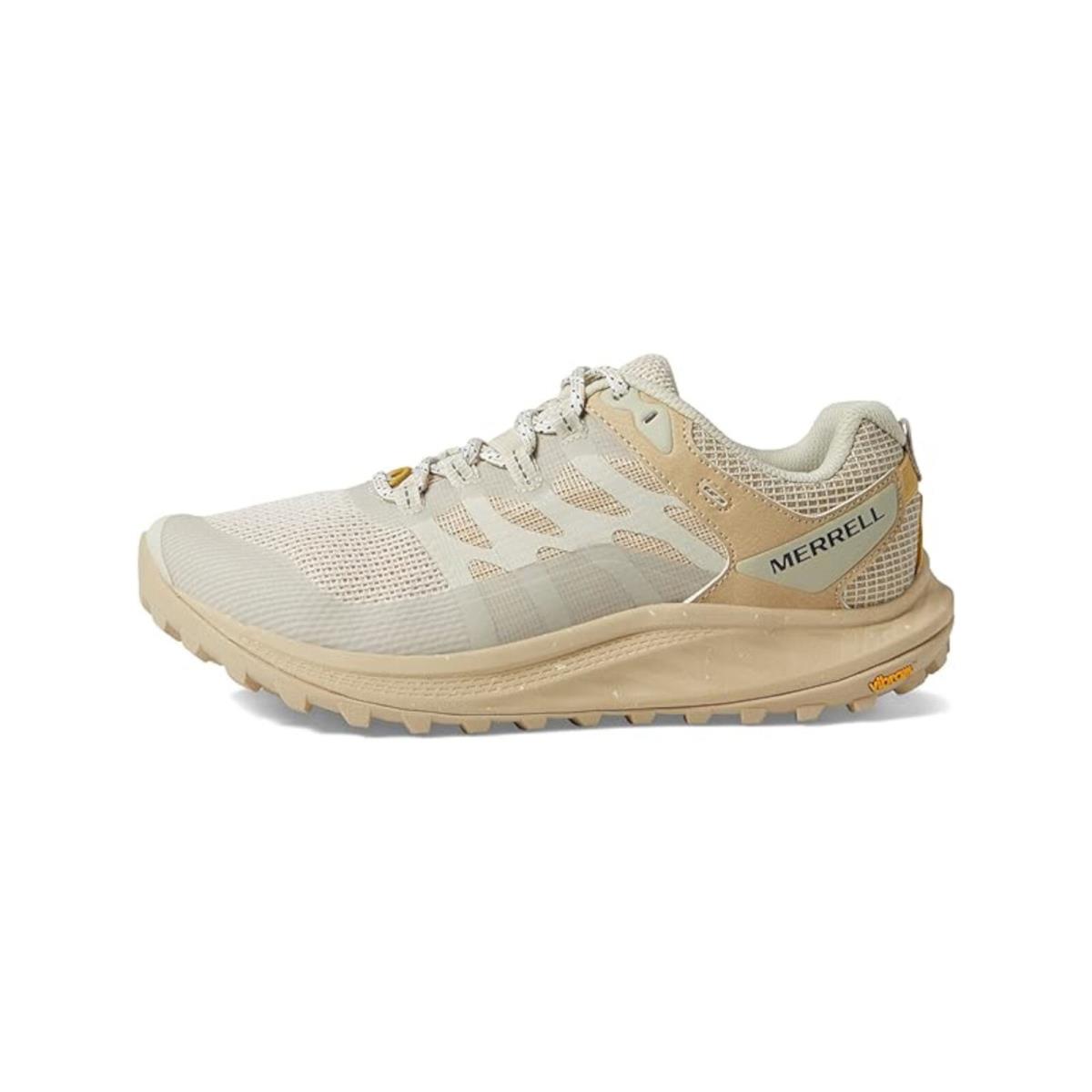 Merrell Womens Beige Mixed Media Back Pull-tab Antora 3 Toe Sneakers Shoes 11 - Beige