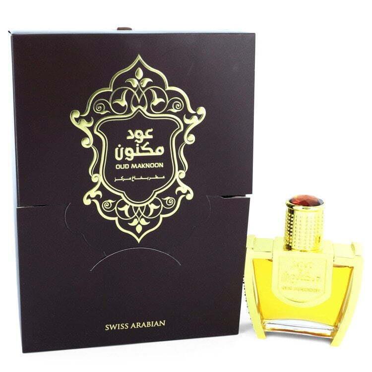 Oud Maknoon by Swiss Arabian Eau De Parfum Spray Unisex 1.5 oz For Women