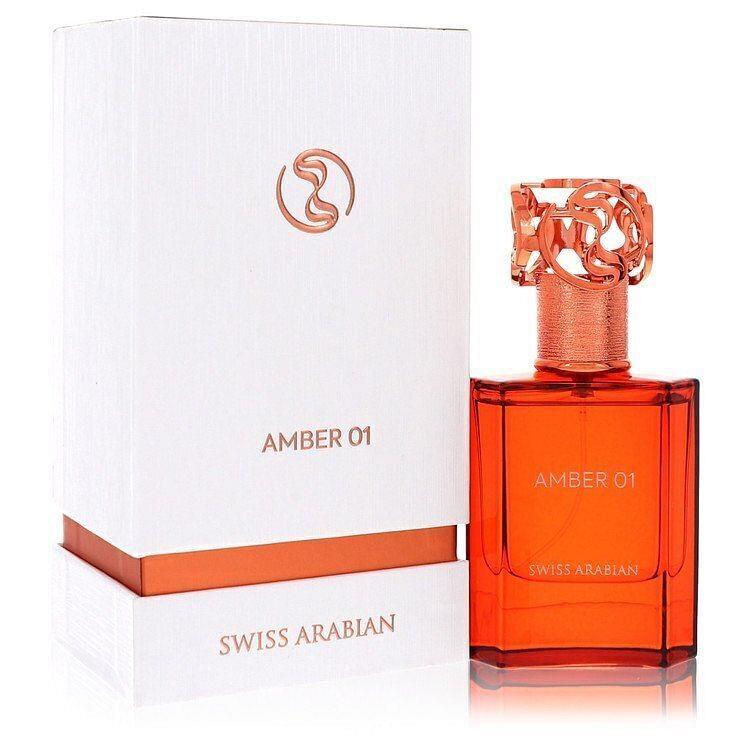 Swiss Arabian Amber 01 by Swiss Arabian Eau De Parfum Spray Unisex 1.7 oz Men