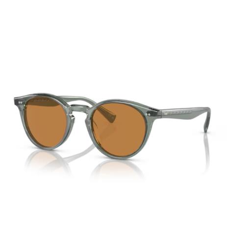 Oliver Peoples 0OV5459SU Romare Sun 178253 Acqua/cognac Round Men`s Sunglasses