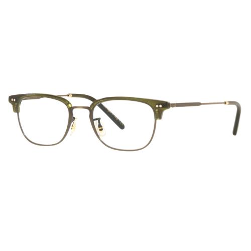 Oliver Peoples Kesten 49mm Antique Gold Emerald Bar OV5468 1680 49 Eyeglasses