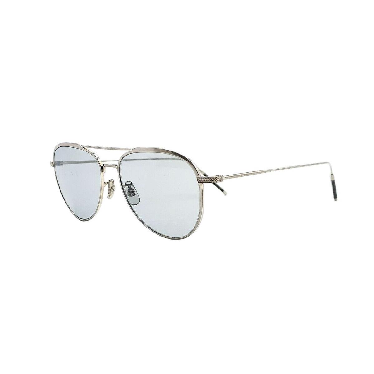 Oliver Peoples OV1276T Takumi TK-3 Sunglasses Brushed Silver / Blue Photochromic