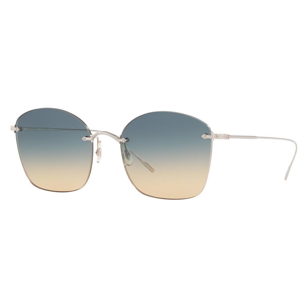 Oliver Peoples Marlien Women`s Gold-tone Rimless Sunglasses OV1265S 503679 Italy