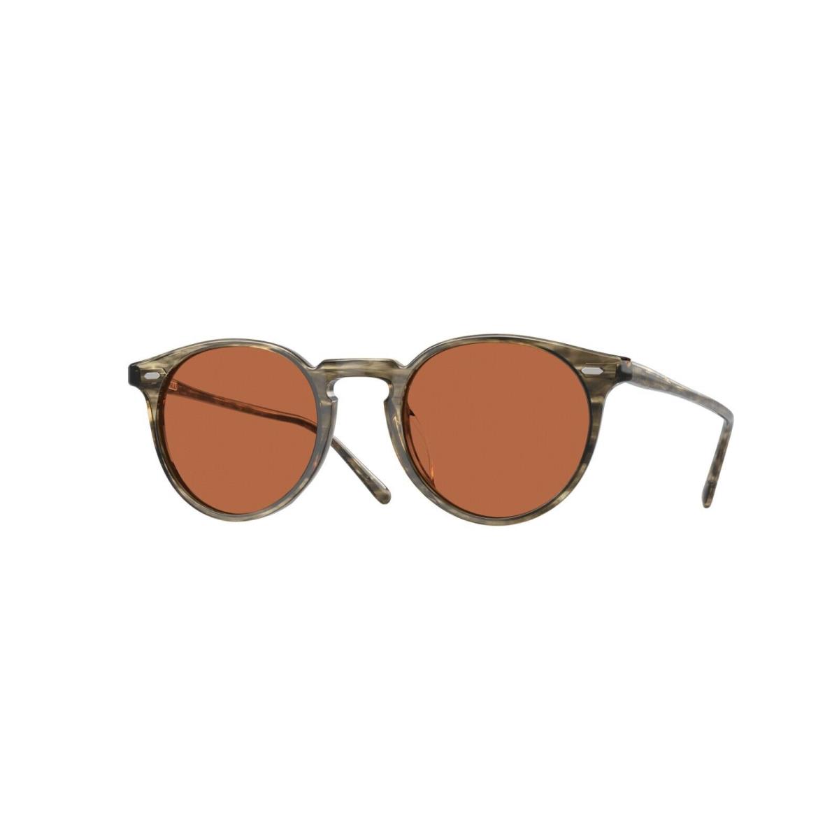 Oliver Peoples N.02 Sun OV 5529SU Olive Green/persimmon 1735/53 Sunglasses