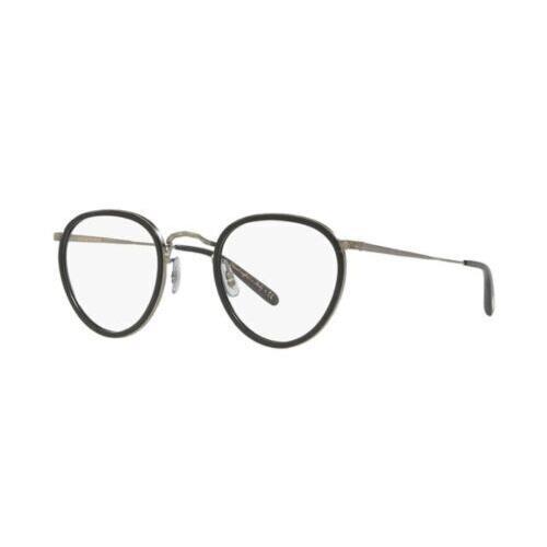 Oliver Peoples MP-2 OV1104 5244 48 Antique Pewter Black Eyeglasses Optical Frame