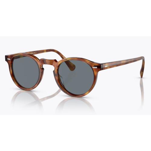 Oliver Peoples Gregory Peck Sun 47mm Semi-matte Lbr /blue Photochromic