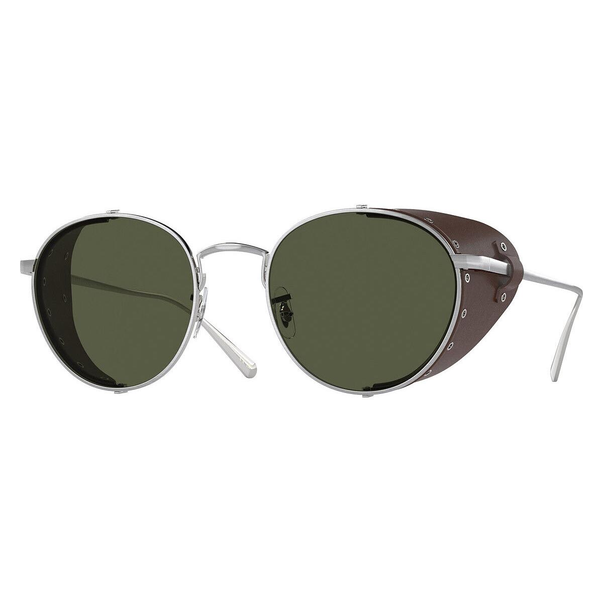 Oliver Peoples Unisex Cesarino 50mm Brushed Silver Sunglasses OV1323SM-525452-50