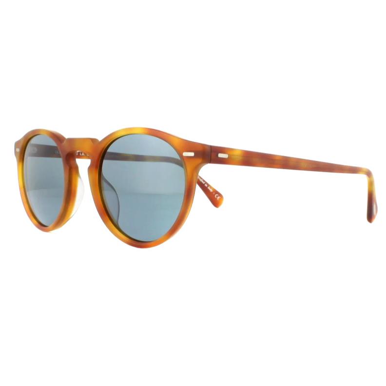 Oliver People OV5217S 1483R8 50 Gregory Peck Sun Havana/blue Men`s Sunglasses